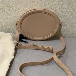 The Daily Edited Essentials Oval Crossbody Bag Pecan